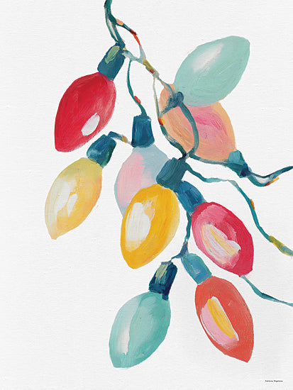 Svetlana Aleinikova SA343 - SA343 - Winter Lights - 12x16 christmas lights,colorful bulbs,holiday,string lights,festive,minimal from Penny Lane