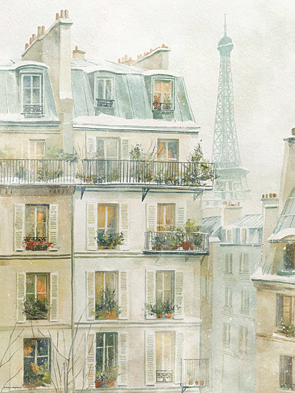 Svetlana Aleinikova SA347 - SA347 - Eiffel Noel - 12x16 paris,eiffel tower,snow,winter,cityscape,holiday,architecture from Penny Lane
