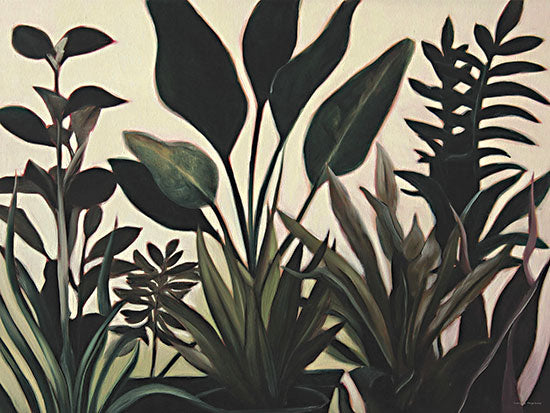 Svetlana Aleinikova SA685 - SA685 - Quiet Jungle II - 16x12 botanical, greenery, leaves, tropical, foliage, houseplants, decorative, painterly, oil painting, green from Penny Lane