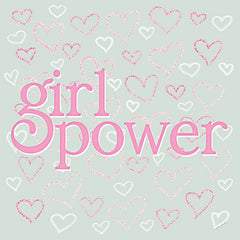 YND513 - Girl Power - Sparkling Hearts    - 12x12