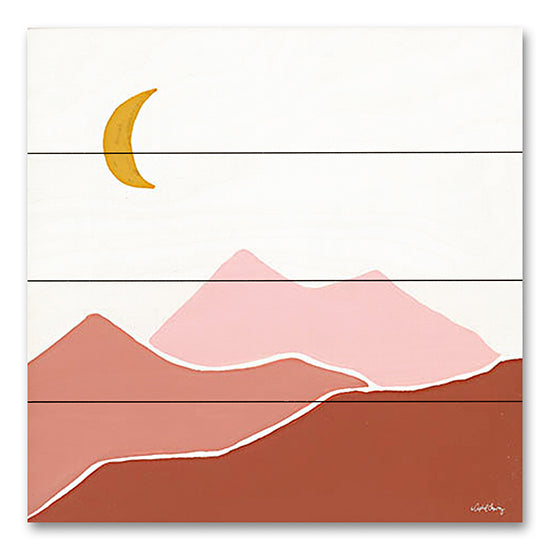 April Chavez AC198PAL - AC198PAL - Modern Mountain II - 12x12 Mountains, Stars, Contemporary, Nature from Penny Lane