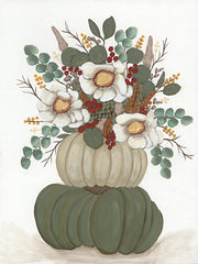 AJ102 - Floral Pumpkin Stack - 12x16