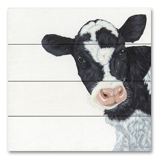 Ashley Justice AJ111PAL - AJ111PAL - Cow - 12x12  Cow, Black & White Cow, Farm Animal from Penny Lane