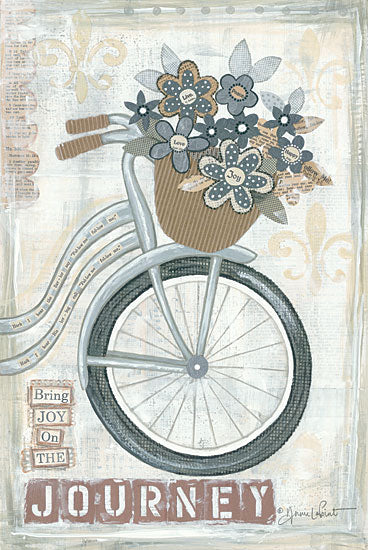 Annie LaPoint ALP1165 - Journey - Bicycle, Basket, Flowers, Journey, Inspiring from Penny Lane Publishing