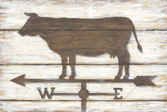 ALP1381 - Farmhouse Cow - 18x12