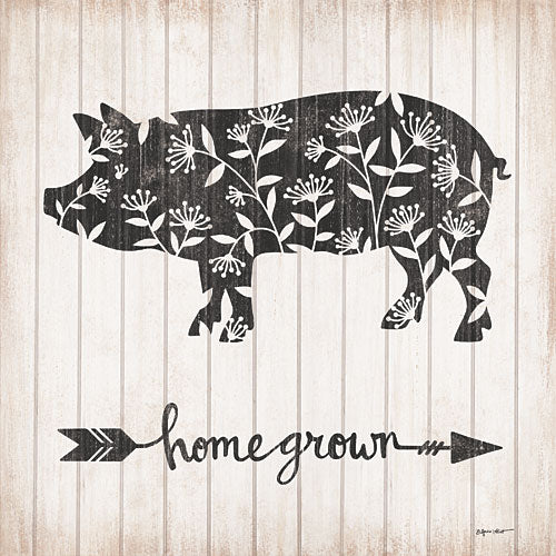 Annie LaPoint ALP1626A - Farm Fresh Pig - Brown Plank - Pig, Farm, Signs, Arrow from Penny Lane Publishing