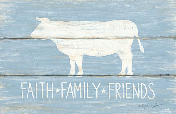 Annie LaPoint ALP1655 - Faith Family Friends - Faith, Family, Friends, Cow, Farm from Penny Lane Publishing