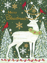 ALP1986 - Merry Christmas Reindeer - 12x16