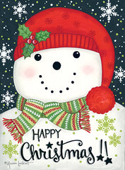 ALP1987 - Happy Christmas Snowman - 12x16