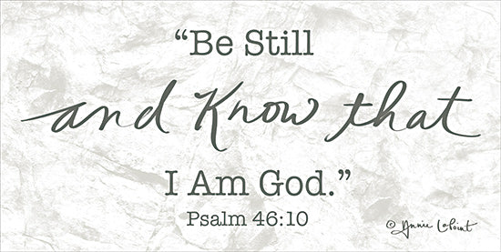 Annie LaPoint ALP2130 - ALP2130 - Be Still - 16x12 Religious, Be Still and Know That I Am God, Bible Verse, Psalms, Typography, Signs, Textual Art from Penny Lane