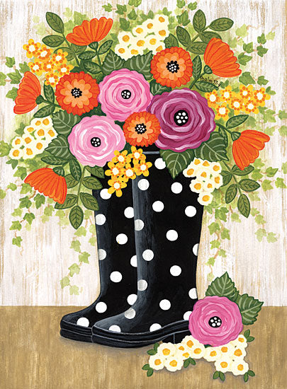 Annie LaPoint Licensing ALP2145LIC - ALP2145LIC - Polka Dot Boots Floral - 0  from Penny Lane