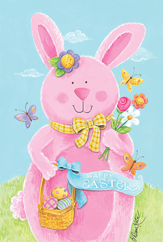 Diane Kater Licensing ART1084 - ART1084 - Big Pink Bunny - 0  from Penny Lane