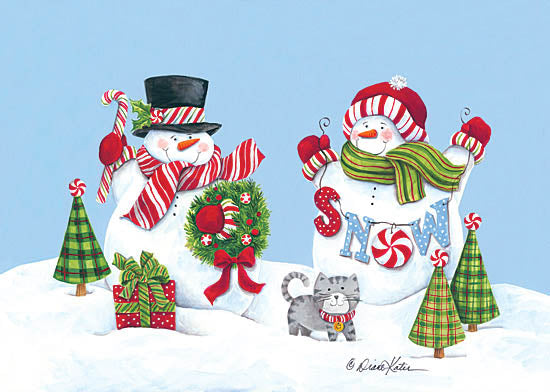 Diane Kater Licensing ART1092 - ART1092 - Holiday Snowmen I - 0  from Penny Lane