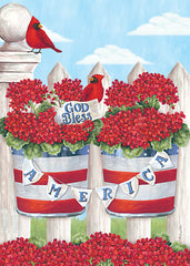 ART1241 - Patriotic Geraniums - 12x18