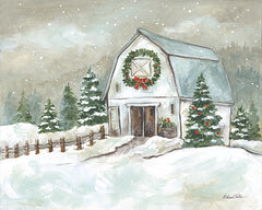 ART1343 - Christmas Barn - 16x12