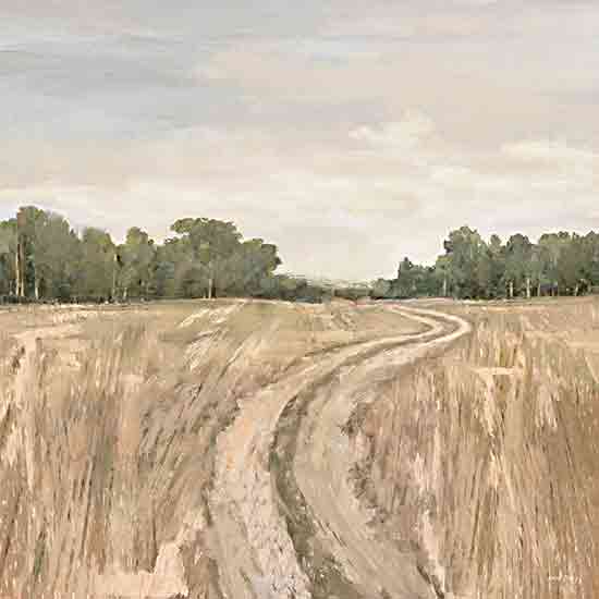 Amber Sterling AS111 - AS111 -  Farm Field Lane - 12x12 Landscape, Abstract, Farm, Field, Trees, Farm Field Lane from Penny Lane
