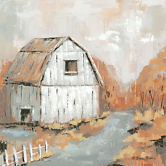 Sara Baker BAKE174 - BAKE174 - When Summer Slips Away - 12x12 Autumn, Farm, Barn, Primitive, Country from Penny Lane