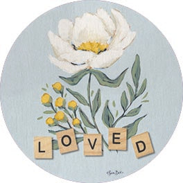 Sara Baker BAKE247RP - BAKE247RP - Happy Flower Loved - 18x18  from Penny Lane