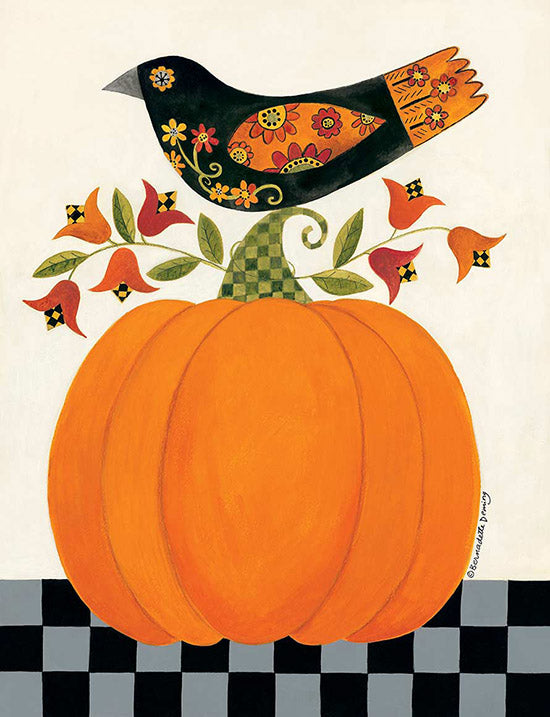 Bernadette Deming Licensing BER1330 - BER1330 - Patterned Crow & Pumpkin - 0  from Penny Lane