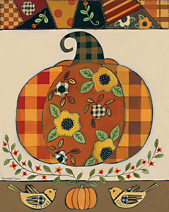 Bernadette Deming Licensing BER1415 - BER1415 - Floral Pumpkin - 0  from Penny Lane