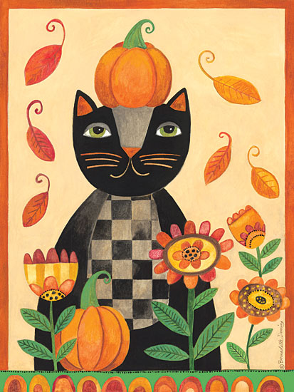 Bernadette Deming Licensing BER1452LIC - BER1452LIC - Black Cat and Pumpkins - 0  from Penny Lane