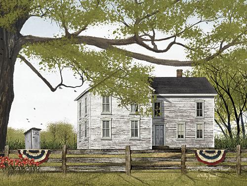 Billy Jacobs BJ1119 - Sweet Summertime House - House, Outhouse, Patriotic, Landscape from Penny Lane Publishing
