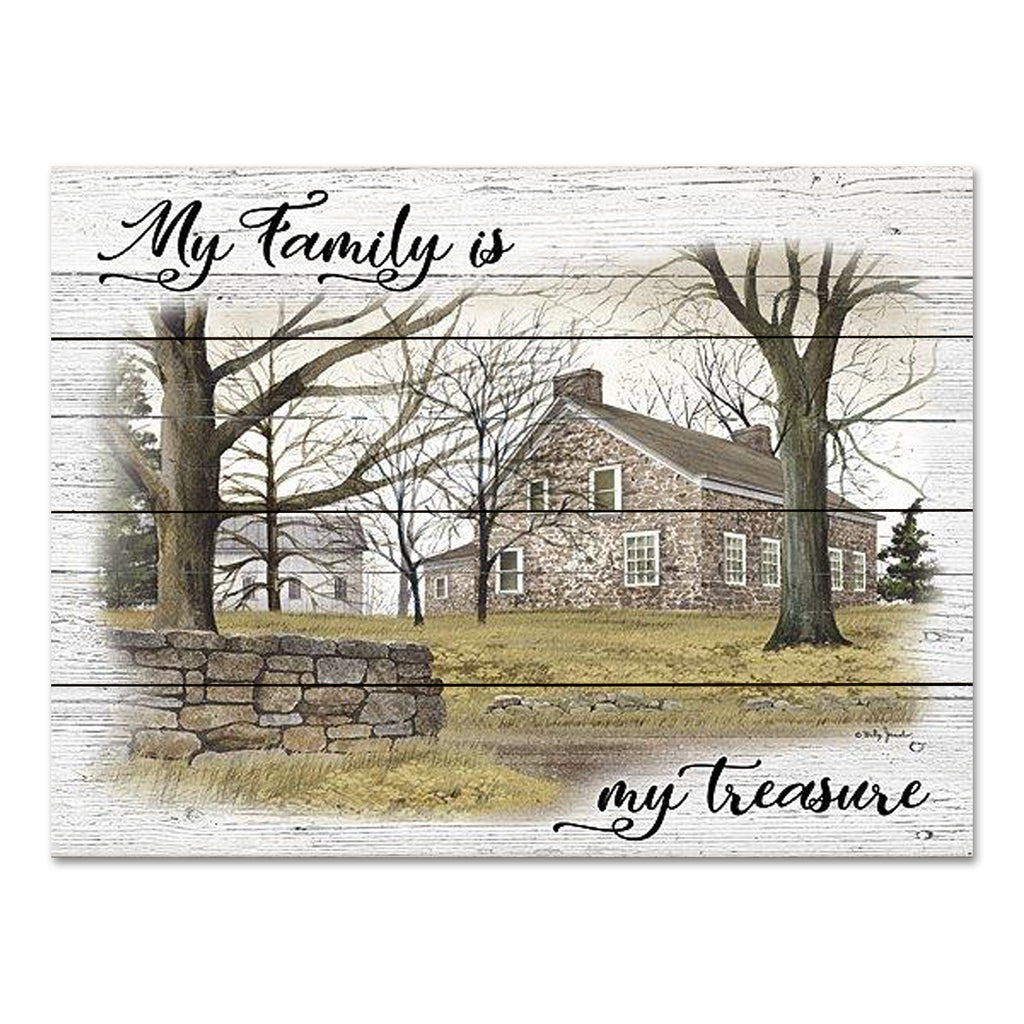 Billy Jacobs BJ1289PAL - BJ1289PAL - My Family is My Treasure - 16x12  from Penny Lane