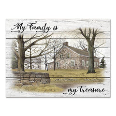 BJ1289PAL - My Family is My Treasure - 16x12