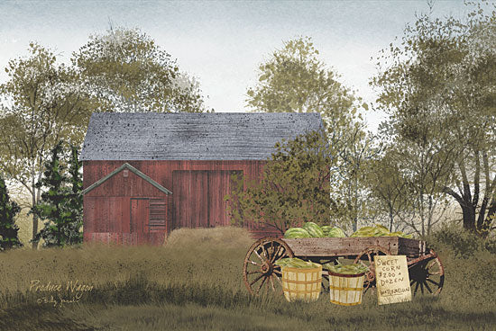 Billy Jacobs BJ156 - Produce Wagon - Corn, Vegetable Stand, Farm, Barn from Penny Lane Publishing