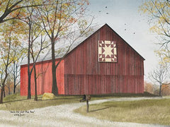 BJ444GP - Amish Star Quilt Block Barn