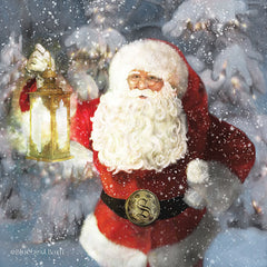 BLUE346 - Light the Way Santa   - 12x12