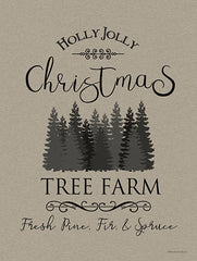 BLUE445 - Holly Jolly Christmas Tree Farm II - 12x16