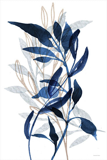 Bluebird Barn BLUE526 - BLUE526 - Botanical Blues II - 12x18 Botanical Blues, Leaves, Greenery, Blue & White from Penny Lane