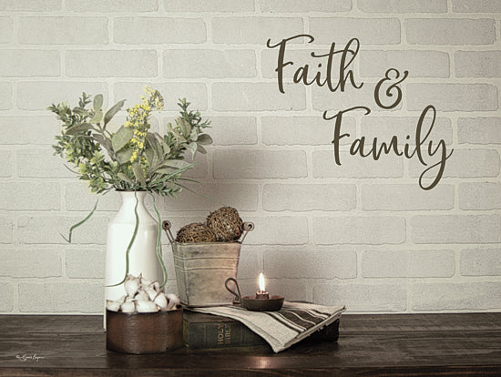 Susie Boyer BOY533 - BOY533 - Faith & Family - 16x12 Signs,, Typography, Still Life, Candle, Flowers, Bible from Penny Lane