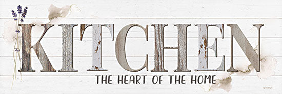 Susie Boyer BOY567A - BOY567A - Kitchen the Heart of the Home - 36x12 Kitchen, The Heart of the Home, Lavender, Typography, Signs from Penny Lane
