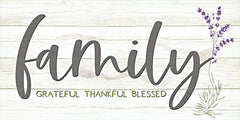 BOY659 - Family - Grateful, Thankful, Blessed - 18x9