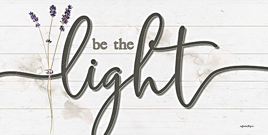 Susie Boyer BOY666 - BOY666 - Be the Light - 18x9 Be the Light, Lavender, Herbs, Typography, Motivational, Signs from Penny Lane