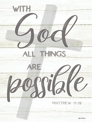 BOY668 - With God All Things Are Possible - 12x16