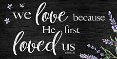 BOY678 - He First Loved Us - 18x9