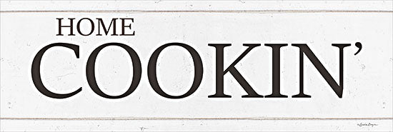 Susie Boyer BOY742 - BOY742 - Home Cookin' - 18x6 Kitchen, Home Cookin' Typography, Signs, Textual Art, Black & White from Penny Lane