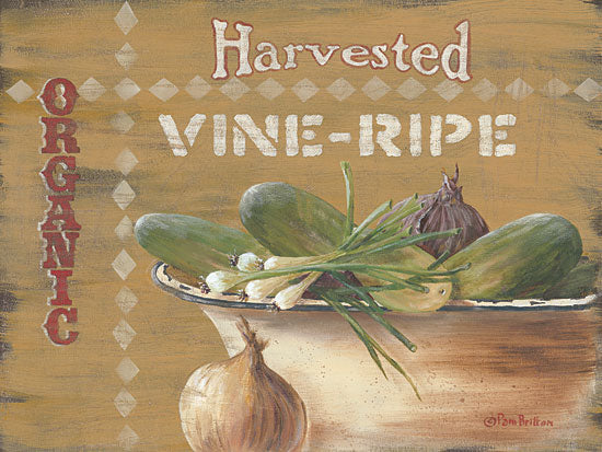 Pam Britton BR393 - Vine Ripe - Vegetables, Organic, Kitchen, Country from Penny Lane Publishing
