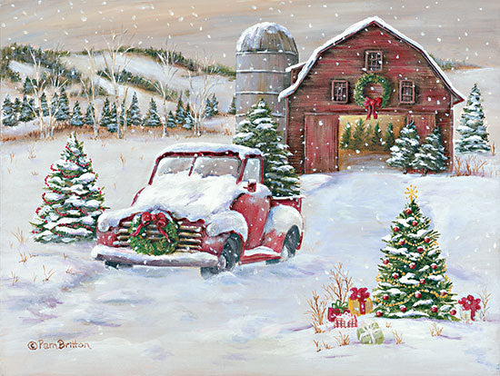 Pam Britton  BR518LIC - BR518LIC - Snowy Christmas Farm     - 0  from Penny Lane