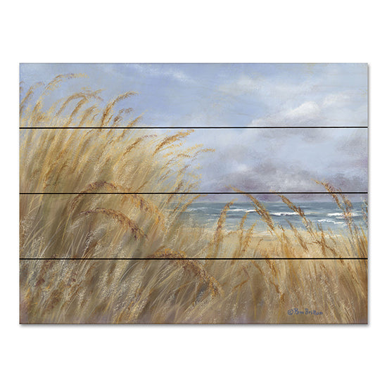 Pam Britton BR552PAL - BR552PAL - Windy Day at the Shore     - 16x12 Coastal, Ocean, Nature from Penny Lane
