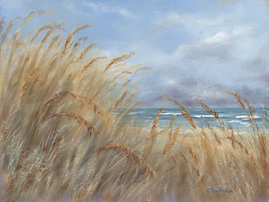 Pam Britton BR552 - BR552 - Windy Day at the Shore     - 16x12 Coastal, Ocean, Nature from Penny Lane