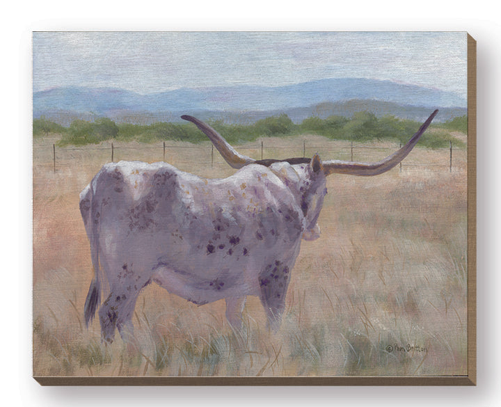 Pam Britton BR608FW - BR608FW - Hill Country Longhorn - 20x16  from Penny Lane