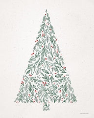 BRO152 - Floral Christmas Tree II  - 12x16