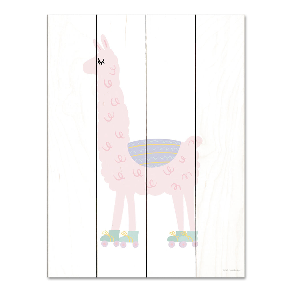 Lady Louise Designs BRO205PAL - BRO205PAL - Llama - 12x16 Llama, Baby, Pastel Colors, Whimsical, Triptych from Penny Lane
