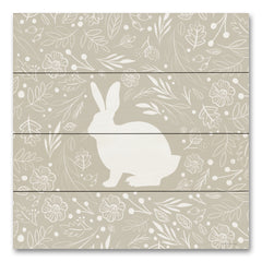 BRO211PAL - Floral Rabbit - 12x12