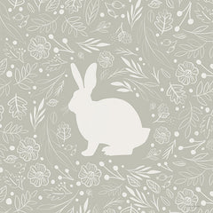 BRO211 - Floral Rabbit - 12x12