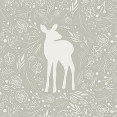 BRO212 - Floral Deer - 12x12